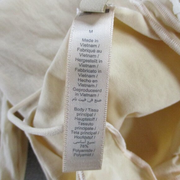 SKIMS Sheer Seamless Capri Catsuit Womens Medium Sand Bodycon Shaping NEW - Picture 6 of 9